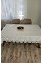 Gardenia Linen Carefree French Guipure Tablecloths-100X100...160X280 - 3