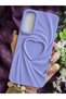 Samsung Galaxy A24 Compatible 3D Heart Lilac Silicone Case - 3