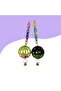 Colorful Rattle Bird Ball Toy 7cm Set of 2