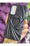 Samsung Galaxy A25 Compatible 3D Heart Black Silicone Case