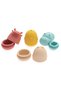 Soft Silicone Baby Hair and Body Wash Friends with Toys Set of 4 - 6