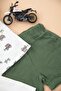 Summer Baby Boy Muslin Shirt Car Printed 3-Piece 6-9-12-18-24 Months Set - 8