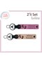 Meaningful Design Carrying the Memory of the First Birth, Heart Baby Foot Theme Keychain, Pink-Puppy Mouth