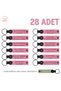 Set of 28, Keychain with Name, Pink & S Coffee, to Give in Celebration of Promises