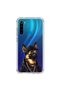 Xiaomi Redmi Note 8 Compatible Transparent Case with Cool Dog Design