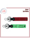 61 Patterned Keychain Set of 2, Red-Pistachio Green, Moment to Share with Trabzon Cousin