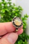 Copper Pure Ring Adjustable Citrine Evil Eye Very Good Quality (Gift, Daily, Special Day) Antique - 2