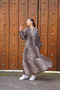 Modern Leopard Patterned Sport Cut Long Hijab Dress - 5