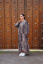 Modern Leopard Patterned Sport Cut Long Hijab Dress - 4