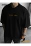 Stay Away Printed Deluxe Edition Cotton Fabric Men's Black T-Shirt - 2