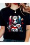 Unisex Harley Quinn Printed Oversize T-Shirt