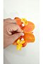 Orchid Flower Pearl Latch Buckle 10 cm Double Sided 1 Piece - 3