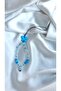 Blue Butterfly and Star Beaded Phone Charm with Pearl - 2