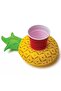 Yellow Pineapple Pool Toy and Cup Holder, Fun and Practical for Kids - 3
