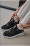 Women's Black White Sneaker Daily Comfortable Sports Shoes 044 - 6