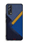 غطاء حماية جلدي بتصميم مثلثات لهاتف Vivo T1x - 2