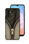 Vivo V23e Protective Case Cover Zip Pattern