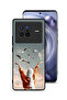 غطاء حماية لهاتف Vivo X80 بتصميم طيور تحلق