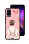 Vivo V21 Protective Case Cover Standing Girl Art