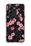 Vivo V25 Pro 5G Protective Case Cover Peach Small Roses - 2