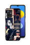Vivo T1 5G Protective Case Cover Arabic Quotes And Cut Faces