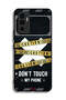 Vivo V23e Protective Case Cover Caution Never Touch My Phone - 2