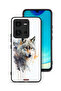 Vivo V25 5G Protective Case Cover Wolf Abstract Art