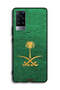 Vivo X60t Protective Case Cover Kingdom Of Saudi Arabia Sign On Leather - 2