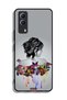 Vivo T1x Protective Case Cover Butterflies And Girl Abstract Art - 2