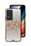 Xiaomi Redmi K40S Protective Case Cover Small Flowers Abstract Art