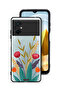غطاء حماية لهاتف Xiaomi Poco M5 4G برسومات نباتية