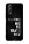 Vivo iQOO Z3 5G Protective Case Cover Remember Who You Wanted To Be - 2