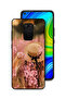 Xiaomi Redmi Note 9 Protective Case Cover Hat Girl In Flowers