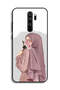Xiaomi Redmi Note 8 Pro Protective Case Cover Holding Roses Girl Art - 2