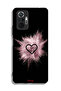 غطاء حماية لهاتف شاومي ريدمي نوت 10 برو 4G بتصميم قلب لامع - 2