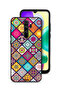 Xiaomi Redmi Note 8 Pro Protective Case Cover Mandala Squares Pattern