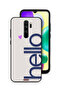 Xiaomi Redmi Note 8 Pro Protective Case Cover Hello