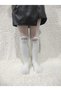 White Girl's Seal Cat Print Pantyhose - 2