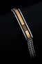 Yellow Model Double Row Knitted Chain Steel Bracelet - Gift Bracelet for Lover - Wife - Dad - 3