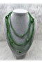 Black Glass Beaded Long Necklace Bohemian Necklace Multi-Functional Necklace