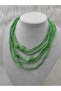 Black Glass Beaded Long Necklace Bohemian Necklace Multi-Functional Necklace - 2