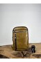 Genuine Leather Unisex Phone Bag, Leather Waist Bag, Multi-Compartment Leather Shoulder Bag - 3