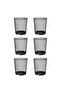 Mesh Wastebasket Trash Can – Silver & Black Steel Round Bin For Office, Home, Bathroom