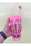 Mr Lighted Fun Straw Cup 500 ml – Colorful Design & for Cold Drinks - 6