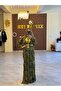 Taş işleme ipek kaftan