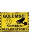 Metal Smile You Are Your Friend Camera Takes You and Warning Sign 20X30 cm