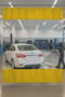 0.80mm Transparent Auto Service and Wash Partition Curtain 12 Colors Height 250cm X Width 550cm
