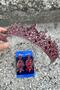 Amara Burgundy Crown and Three Shuttle Earrings Set – Sparkling Evening Dress Bridal Set - 3