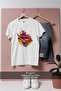 Oversize Red and Yellow Ride or Die Car Designed Unisex T-Shirt