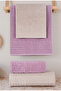 Knitted 4-Piece Bath Towel Set Hammam Set 100% Cotton - 2